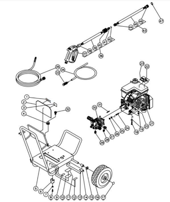 WP-2400-0MTB Parts, pump, repair kit, breakdown & owners manual.